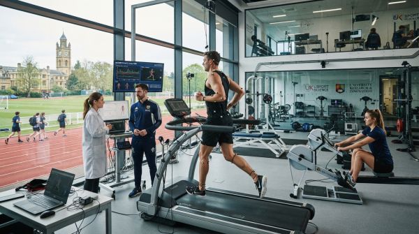 How do UK universities contribute to sports innovation?